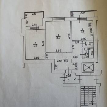Продается 2-х комнатная квартира, 52 м²