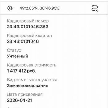 Продается Участок, 400 м²