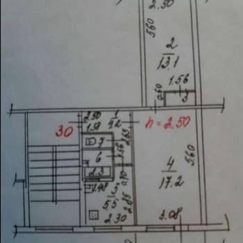 Сдается 2-х комнатная квартира, 45 м²