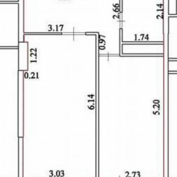 Продается 3-х комнатная квартира, 44,1 м²