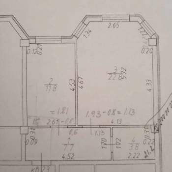 Продается 1-комнатная квартира, 46,1 м²