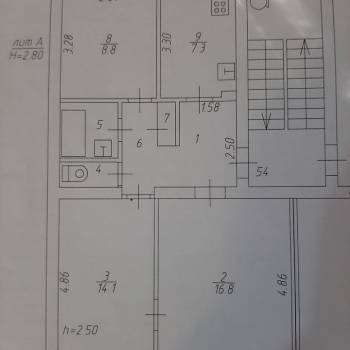 Продается 3-х комнатная квартира, 60 м²