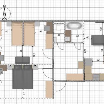 Продается 3-х комнатная квартира, 60 м²