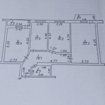 Продается 3-х комнатная квартира, 88,1 м²
