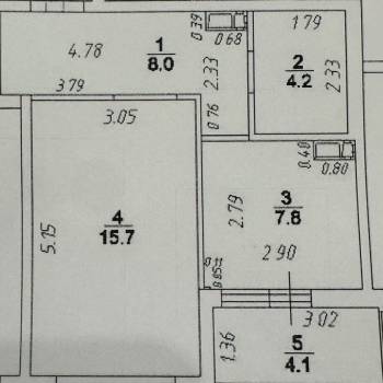 Сдается 1-комнатная квартира, 37 м²