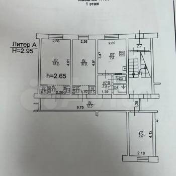 Продается 3-х комнатная квартира, 64,7 м²