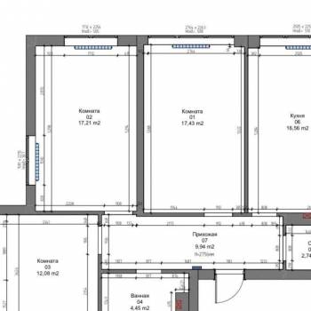 Продается 3-х комнатная квартира, 72,7 м²