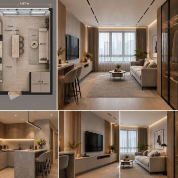Сдается 1-комнатная квартира, 30 м²