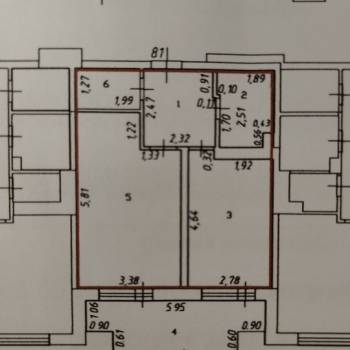 Сдается 1-комнатная квартира, 53 м²