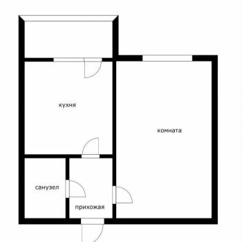 Сдается 1-комнатная квартира, 36,6 м²