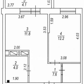 Сдается 1-комнатная квартира, 38 м²