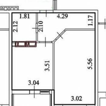 Продается 2-х комнатная квартира, 38 м²
