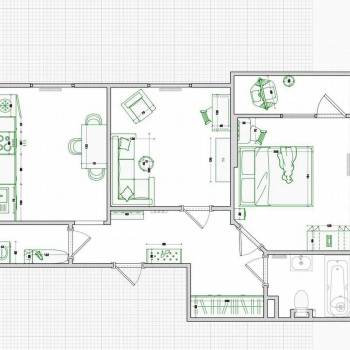 Сдается 2-х комнатная квартира, 50 м²