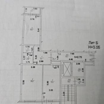 Продается 2-х комнатная квартира, 64,8 м²