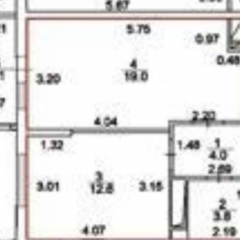 Продается 1-комнатная квартира, 43 м²