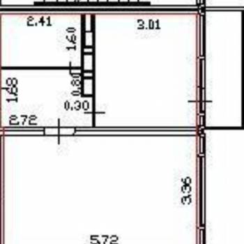 Продается 1-комнатная квартира, 37,5 м²