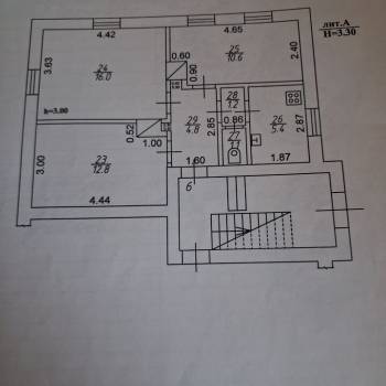 Продается 3-х комнатная квартира, 51,9 м²
