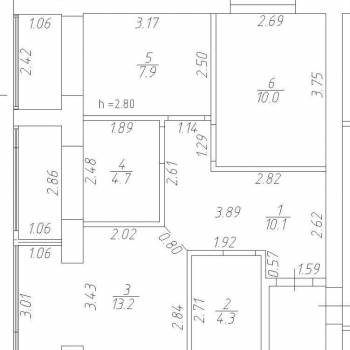 Продается 3-х комнатная квартира, 50,2 м²