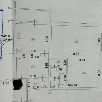 Продается 2-х комнатная квартира, 60 м²