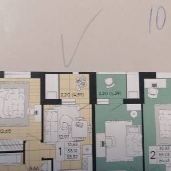 Продается 1-комнатная квартира, 35,5 м²