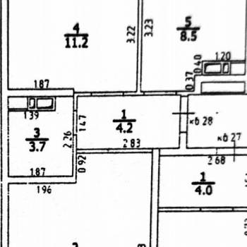 Продается 2-х комнатная квартира, 47 м²