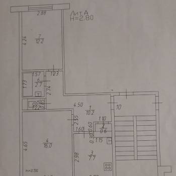 Продается 2-х комнатная квартира, 50 м²