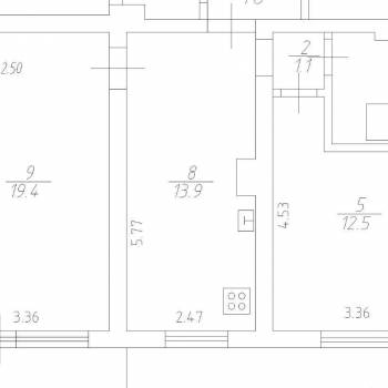Продается 2-х комнатная квартира, 51,9 м²