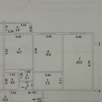 Сдается 2-х комнатная квартира, 68 м²