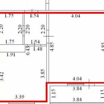 Продается 1-комнатная квартира, 42 м²