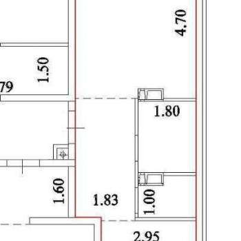 Продается 1-комнатная квартира, 44,9 м²