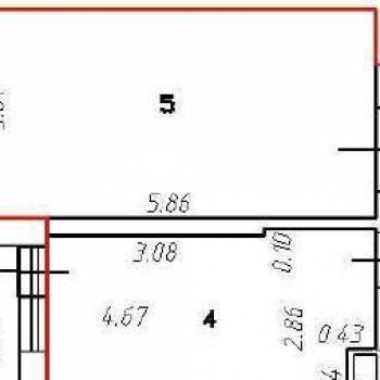 Продается 1-комнатная квартира, 43,8 м²