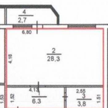 Продается 1-комнатная квартира, 37,6 м²