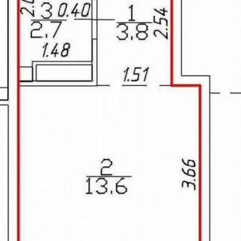 Продается 1-комнатная квартира, 25 м²