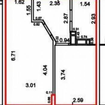Продается 1-комнатная квартира, 36,4 м²