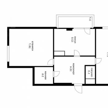 Продается 2-х комнатная квартира, 64,4 м²
