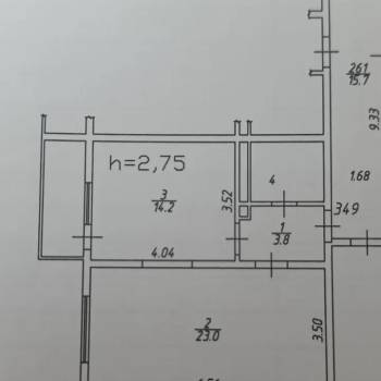 Продается 1-комнатная квартира, 49,2 м²