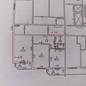Продается 2-х комнатная квартира, 52,9 м²