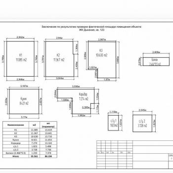 Продается 3-х комнатная квартира, 55,6 м²