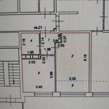 Продается 1-комнатная квартира, 40 м²