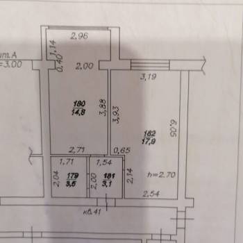 Продается 1-комнатная квартира, 39,3 м²