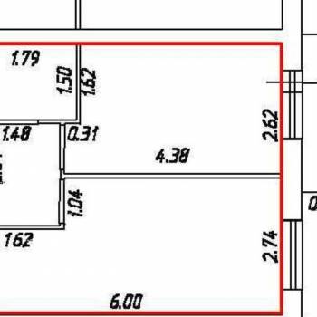 Продается 1-комнатная квартира, 38 м²