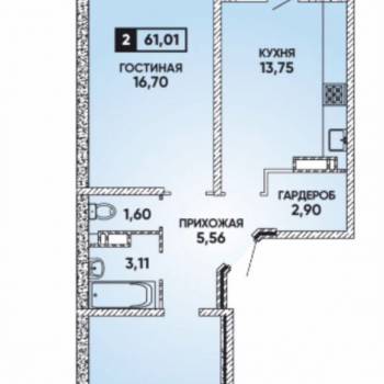 Продается 3-х комнатная квартира, 70 м²
