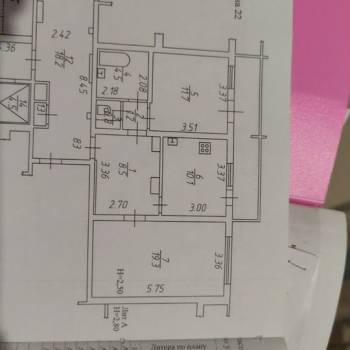Продается 2-х комнатная квартира, 56,1 м²