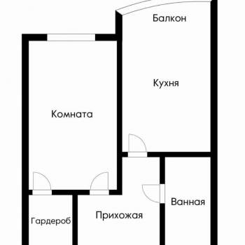 Продается 1-комнатная квартира, 38 м²