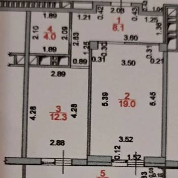 Продается 1-комнатная квартира, 43,4 м²