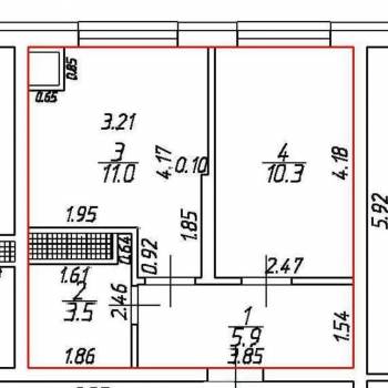 Продается 1-комнатная квартира, 30 м²