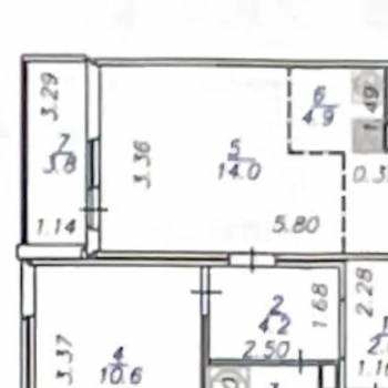 Продается 1-комнатная квартира, 39,7 м²
