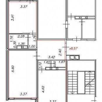 Продается 2-х комнатная квартира, 64,6 м²