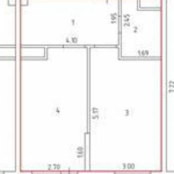 Продается 1-комнатная квартира, 42 м²