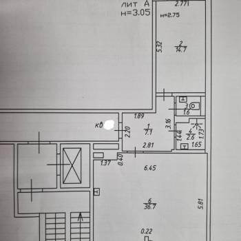 Продается 2-х комнатная квартира, 64 м²
